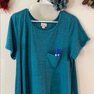 LulaRoe hi-low Carly dress.